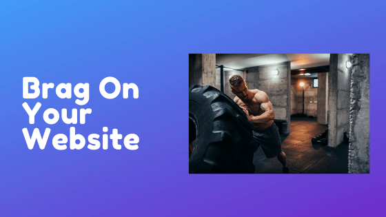 Brag on your Website